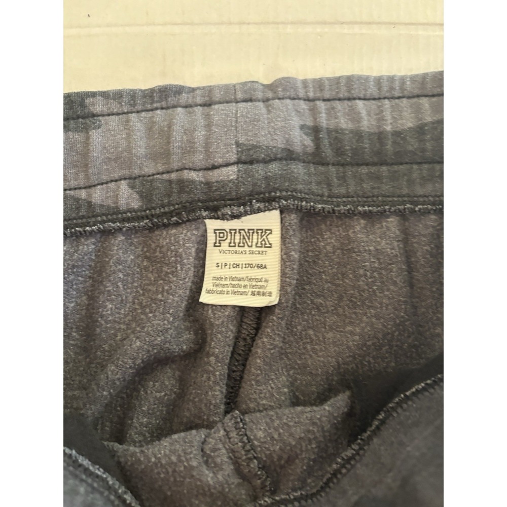 Victoria's Secret PINK CAMO BLING Sequined Stripe Joggers Sweats Sweatpant Small - Picture 7 of 11